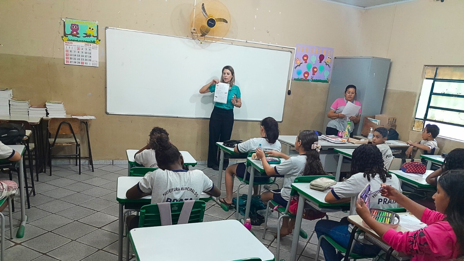 Daniela atuando no Encontro dos Estudantes com o Instituto Hortense.