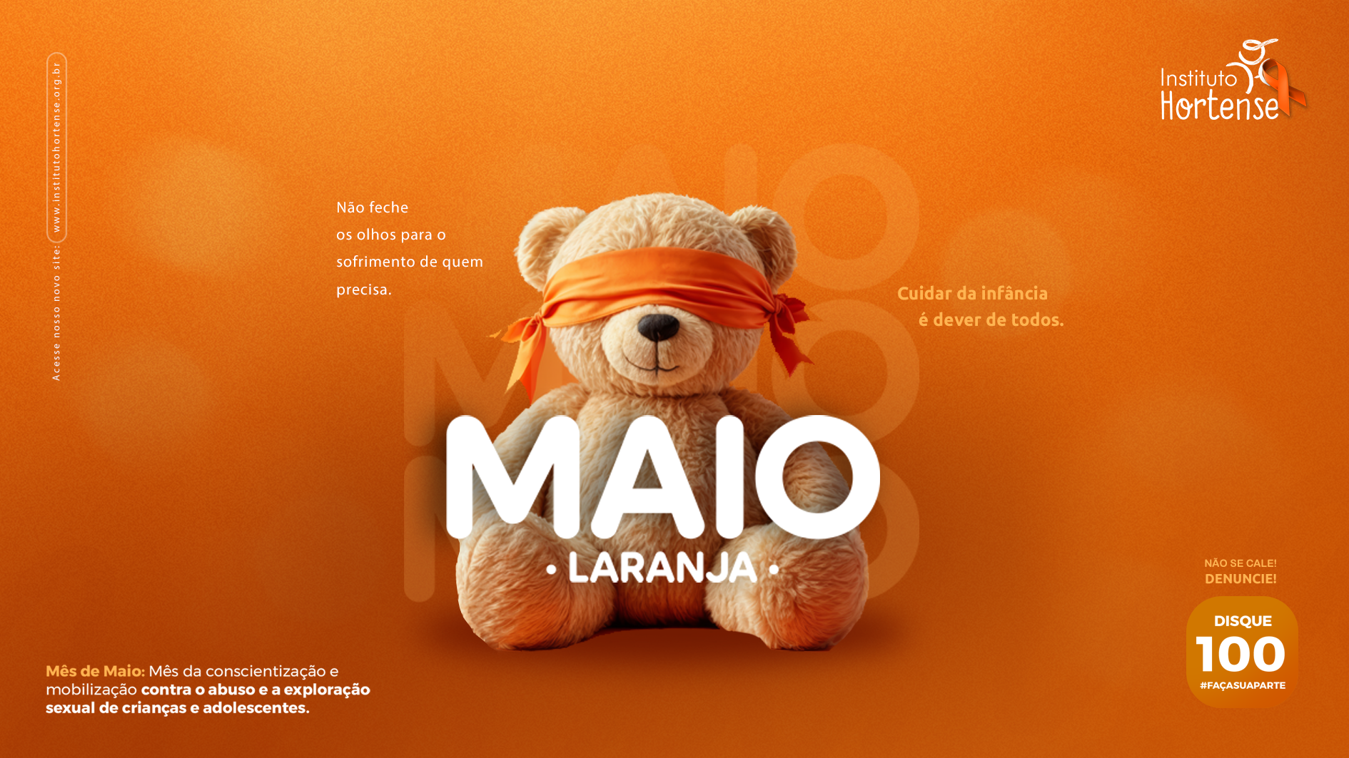 Campanha de Sensibilização Maio Laranja